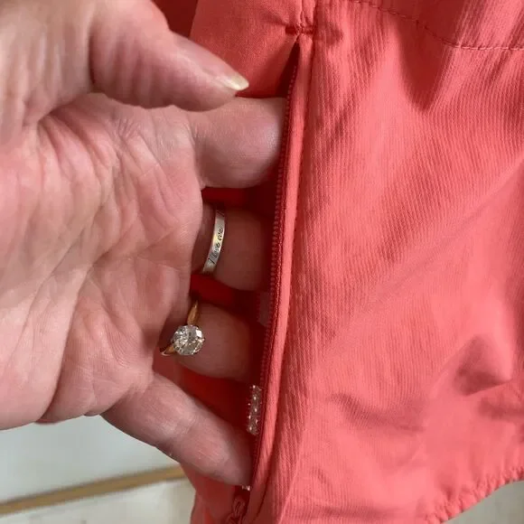 Ascend Coral Button-Up Outdoor Sport Shirt w/ netting lining and zip side pocket - Picture 6 of 15